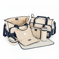 5 in 1 Multifunctional Baby Bag - Navy Dots