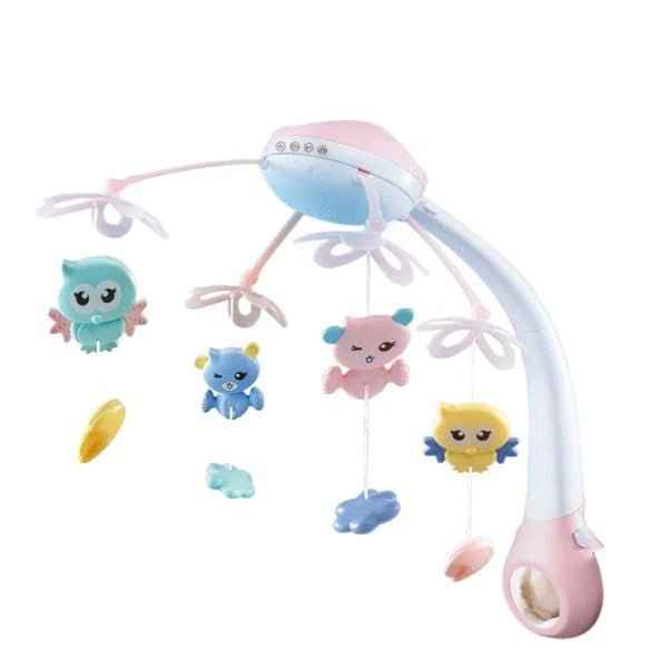 Baby Projection Night Light Bed Bell - Pink