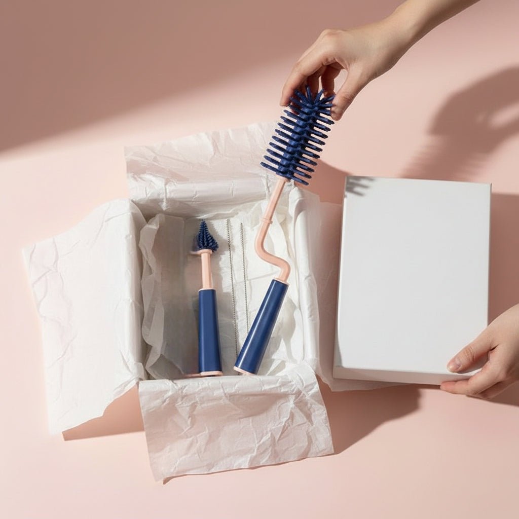 Baby Silicone Bottle Brush Set