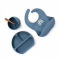 Baby Silicone Feeding Set - Blue