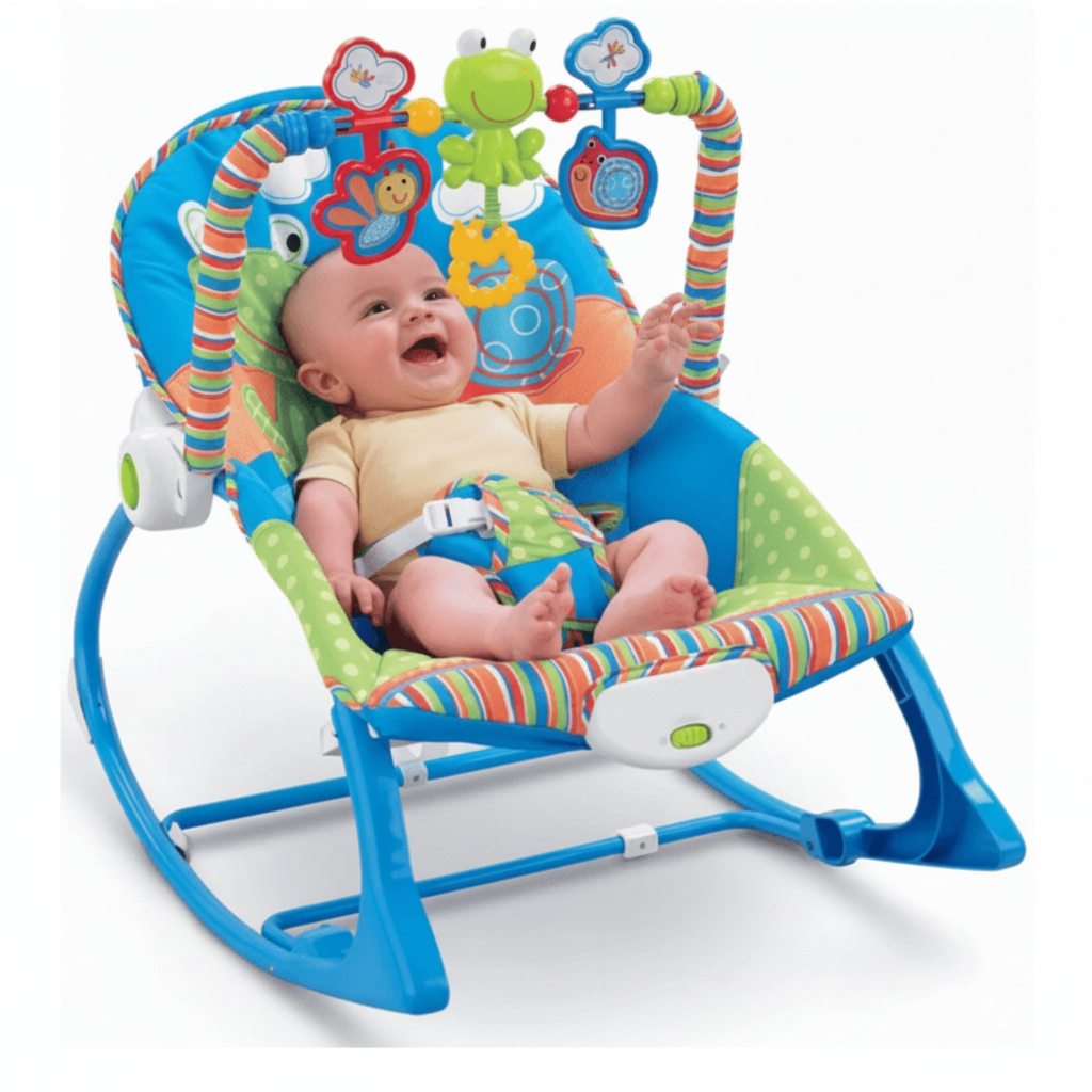 Fold Up Baby Rocker / Bouncer - Blue
