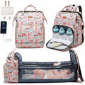 Pink- Multifunctional Mother and Baby Bed Bag