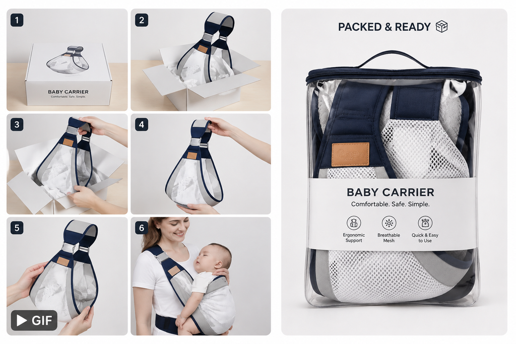 Baby Carrier Sling | 0–36 Months